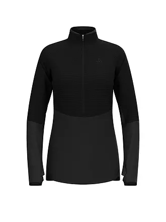 ODLO | Sous-pull zippé pour femme Descent Ceramiwarm | schwarz